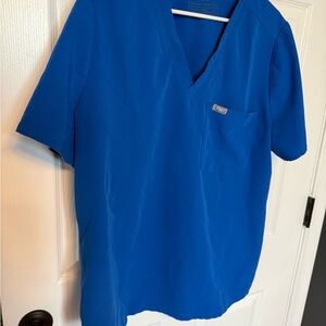Figs Royal Blue Women's Scrubs. XXL
